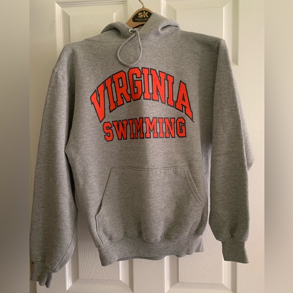 UVA Swimming Hoodie - Go Hoos! - Picture 1 of 4